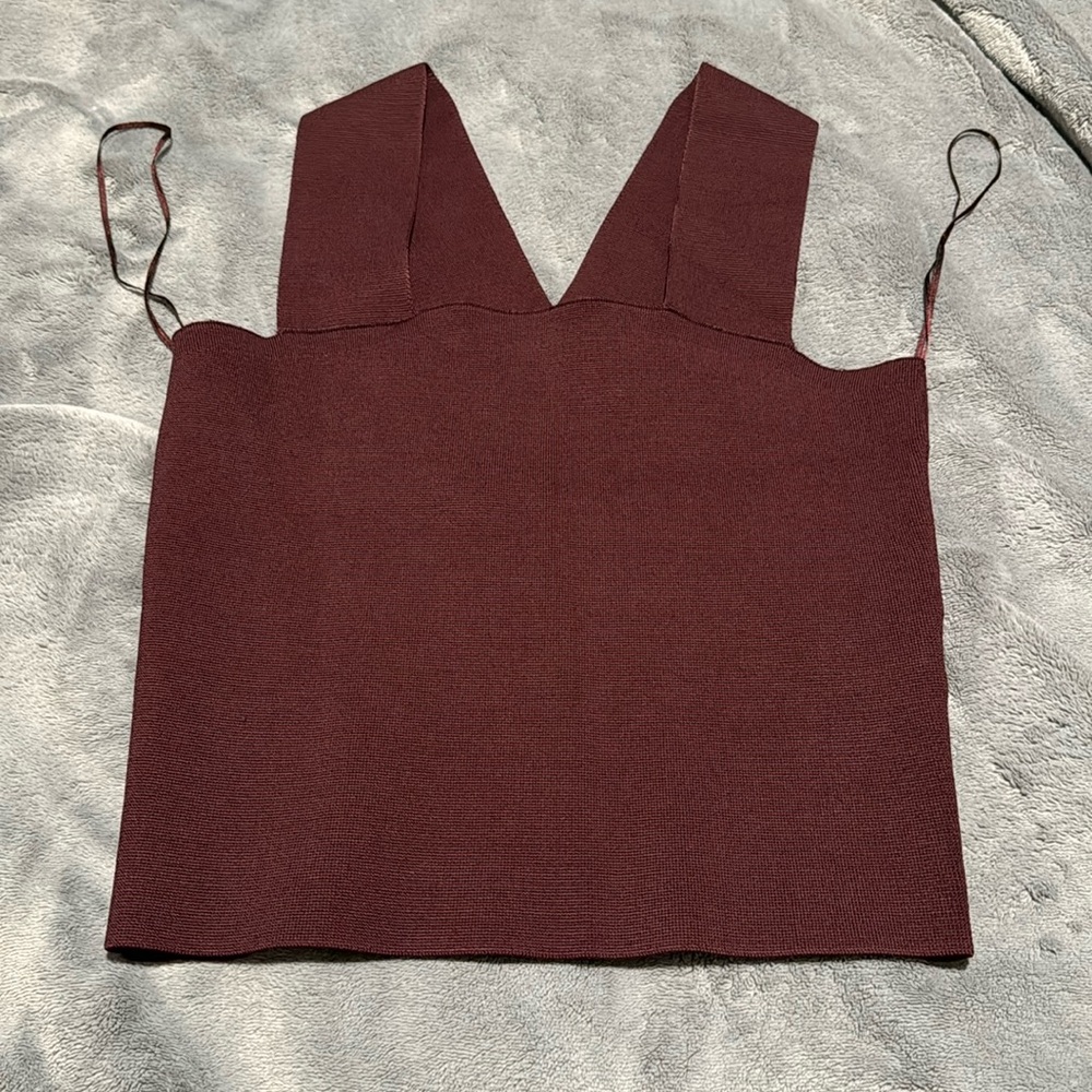 Maroon A.L.C Crop Size M